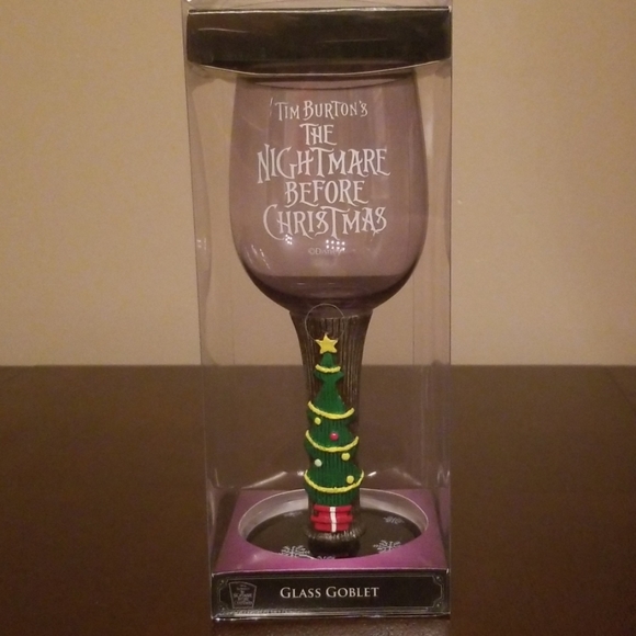 Disney Other - 🆕️The Nighmare before Christmas glass goblet